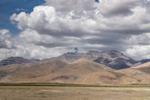 istock Mount Kailash, is a 6,638 m high peak in the Kailash Range in Tibet 2175572940