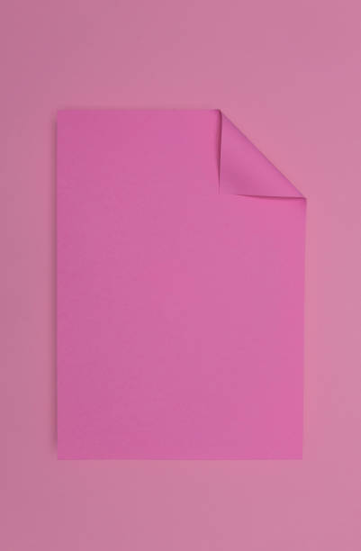 istock Pink Blank Paper on Pink Background 2175578149