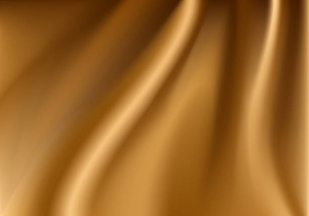 istock Silk background Design for product advertising for catalog. Gold silk background. smooth texture vector. 2175591846