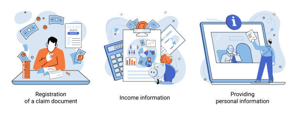 Initial Claim Graphics 3,600+ Online Insurance Claim Form Stock Illustrations, Royalty-Free ...