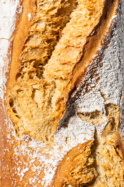 istock Full frame shot of rustic artisan bread 2175599415