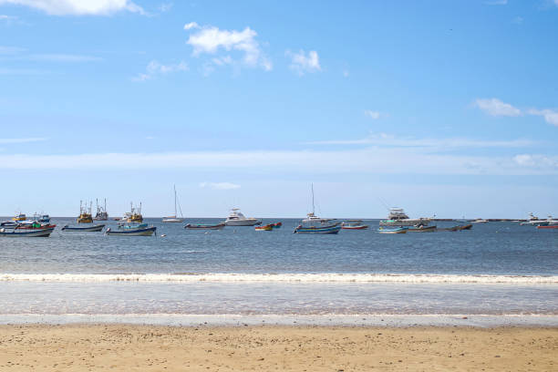 istock Boats at San Juan del Sur beach 2175608598