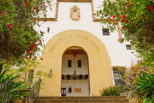 Spanish  mission in Santa Barbara, CA. Founded December 4, 1786.
