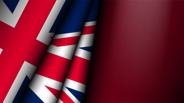istock EPS10 Vector Patriotic Background with England flag colors. 2175623998