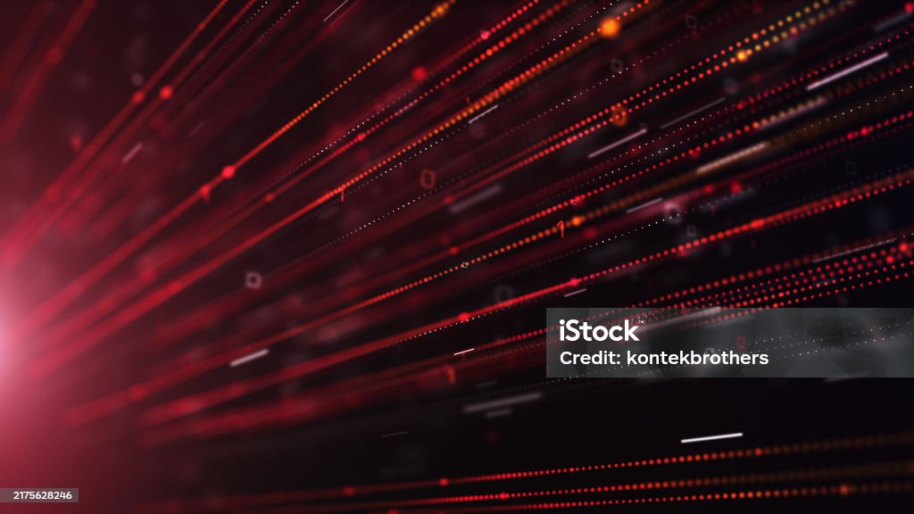 Ihm Background 4k Technologic Line Background Stock Photo - Download Image Now - Red ...