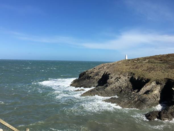 Headland surrounded by sea