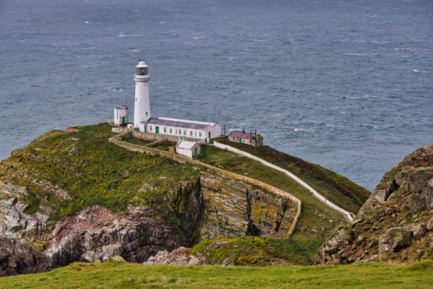 istock South Stack lighthouse occupying small island off coast of Anglesey, Holyhead, Anglesey, Wales, Britain 2175633477