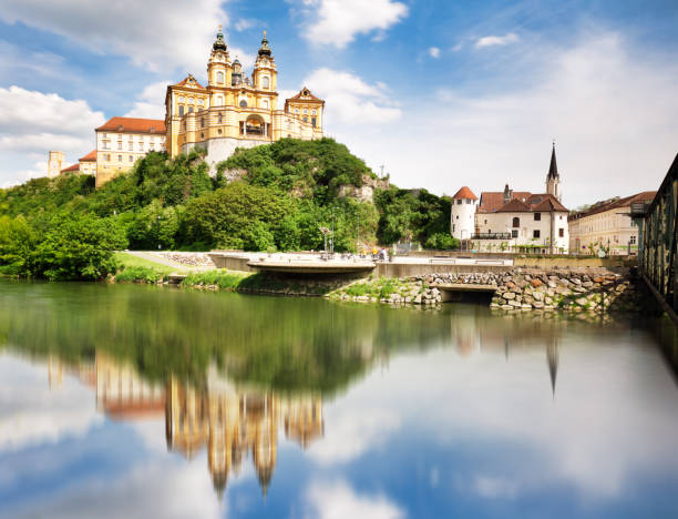 istock Famous Melk abbey in Wachau valley, Austria 2175636376