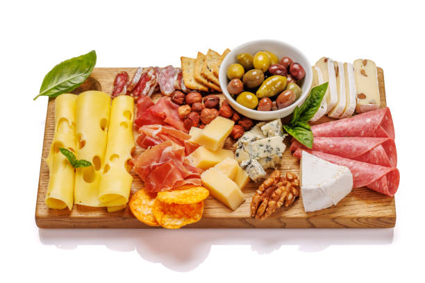 istock A selection of various cheeses and meats 2175636402