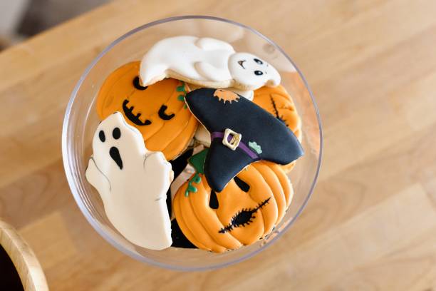 istock Cookies prepared for halloween celebration 2175637794