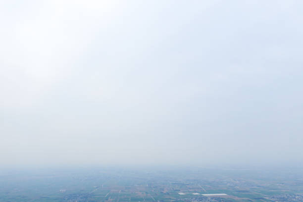 Aerial View Of Plain Skyline,China,Asia.