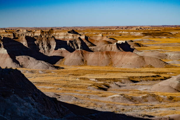 istock Badlands west side at sunset in southwest South Dakota 2175651612
