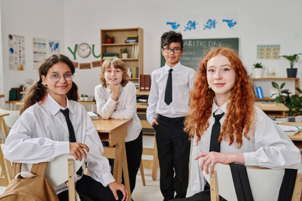 istock Group Of Gen Alpha Students In Classroom 2175663894