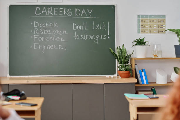 istock Blackboard With List Of Jobs 2175665319
