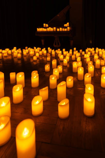 istock candles on the concert stage background 2175668088