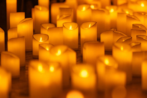 istock candles on the concert stage background 2175668171