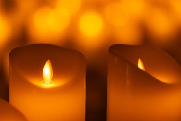 istock candles on the concert stage background 2175668222