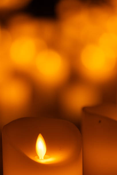istock candles on the concert stage background 2175668226