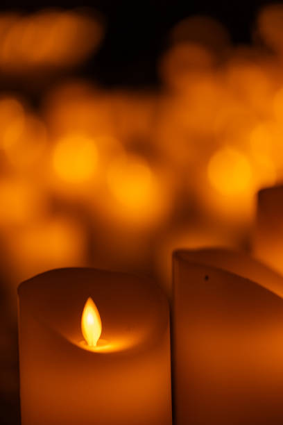 istock candles on the concert stage background 2175668235