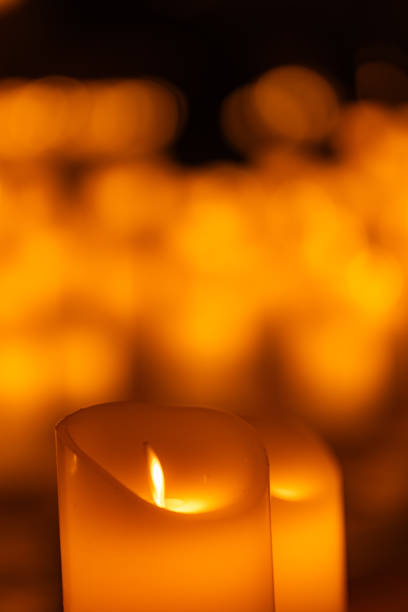 istock candles on the concert stage background 2175668241