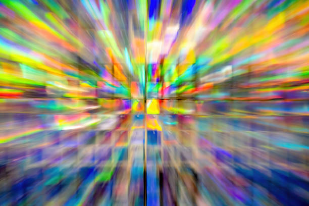 Zoom movement of multicolor silver Iridescent Shimmer Wall Backdrop