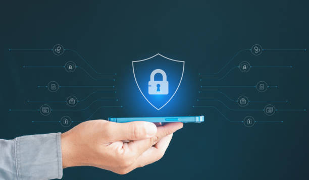 istock Network Security and Password Online Login Using Smart Phone to Login to Online Banking Account Hacker Data Protection 2175672024