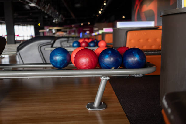 istock A close-up view of colorful bowling 2175676713