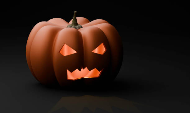 Dark and Mysterious Halloween Pumpkin
