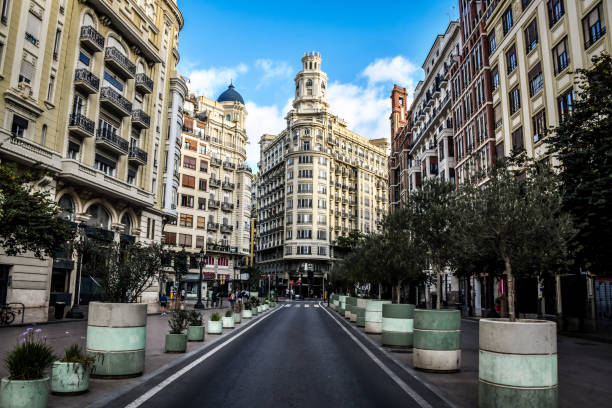 Modern Buildings in Valencia, Spain