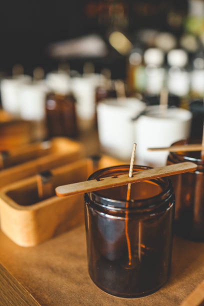 istock The process of making candles in the workshop 2175690344