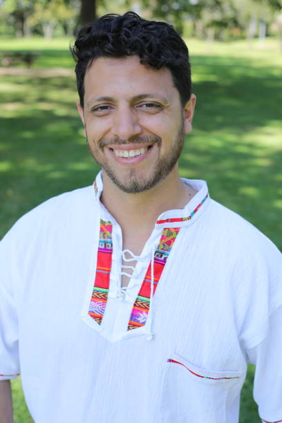 istock Young Hispanic man in nature 2175691656