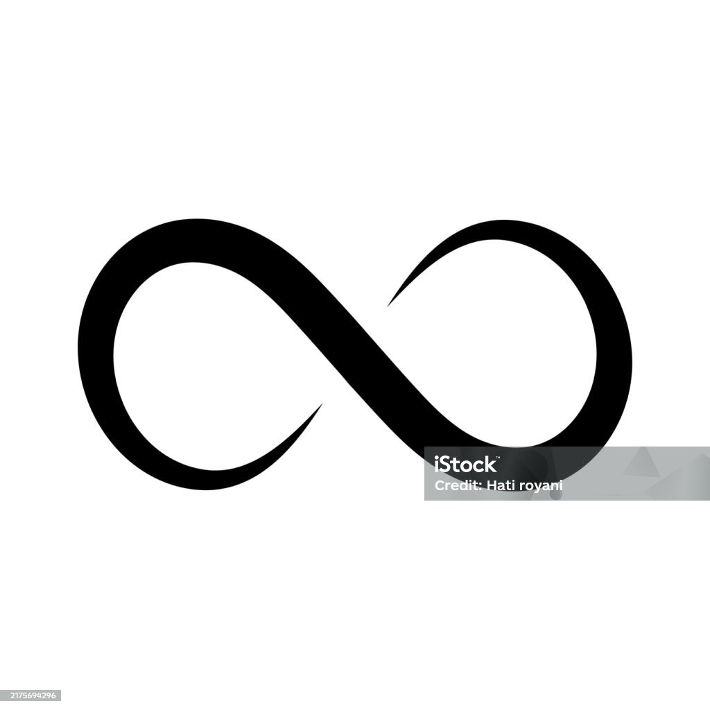 Simple Line Infinity Loop Infinity Line Loop Logo Stock Illustration - Download Image Now ...