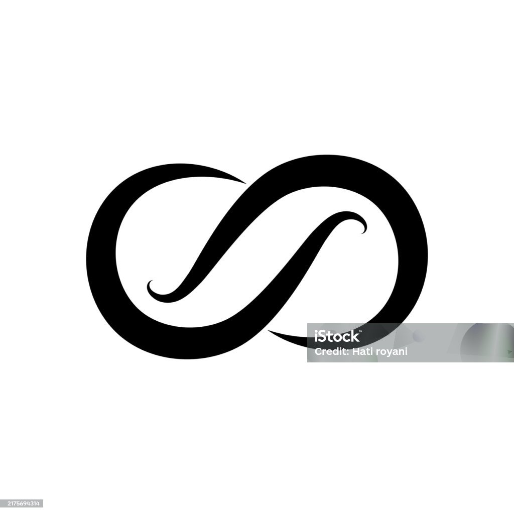 Simple Line Infinity Loop Infinity Line Loop Logo Stock Illustration - Download Image Now ...