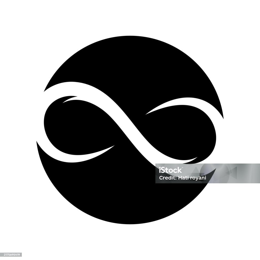 Simple Line Infinity Loop Infinity Line Loop Logo Stock Illustration - Download Image Now ...