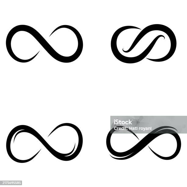 Simple Line Infinity Loop Infinity Line Loop Logo Stock Illustration - Download Image Now ...