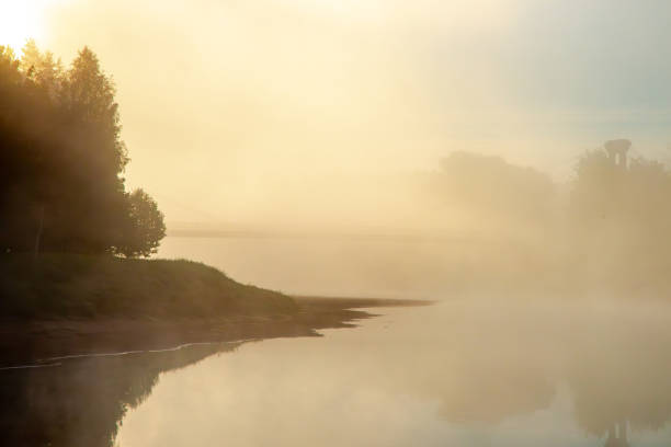 istock foggy morning over the river in autumn 2175697722
