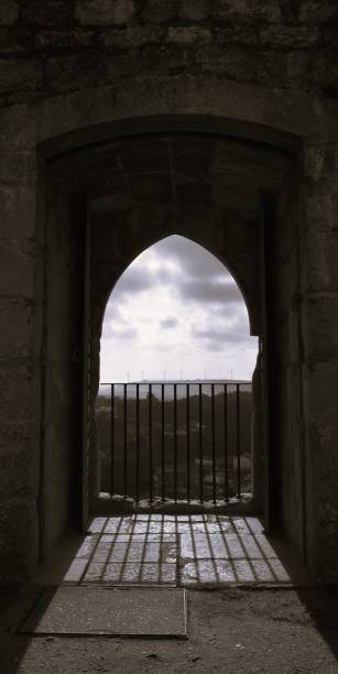 istock Archway with Windmills in the Horizon 2175698784