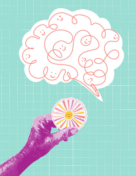 istock Abstract Mental Health Wellness Concept. A Hand Holds A Smiling Sun 2175699508