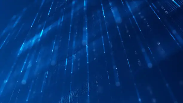 Photo of Binary Code Data Transfer, AI, Cloud Computing