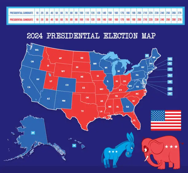 Voting Color Map Free election chart Vector Images & Graphics | FreeImages