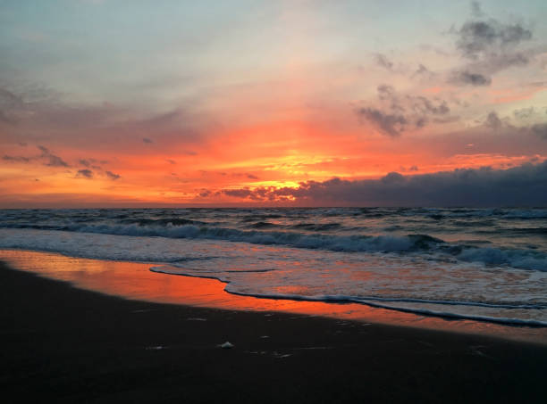 istock Dramatic sky over the Baltic Sea. 2175704406