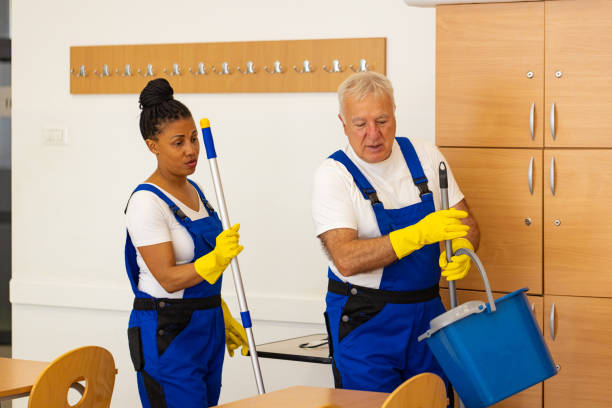 istock Cleaning team equipping with tools and gloves 2175710364