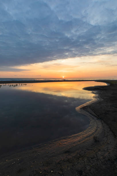 istock Sunrise on the Caspian Sea coast 2175710448