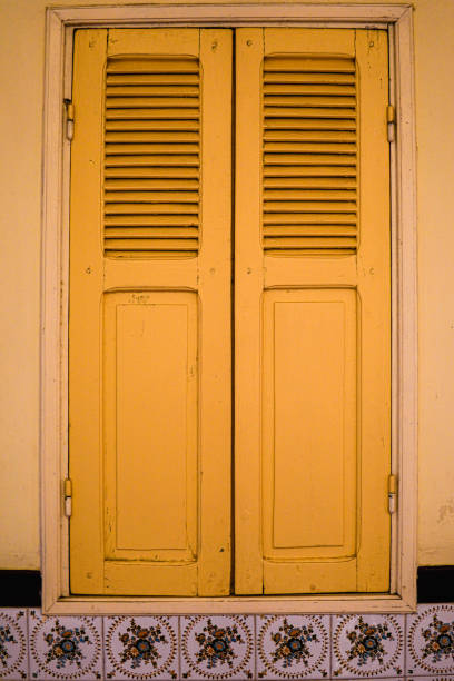 an old vintage traditional moroccan window