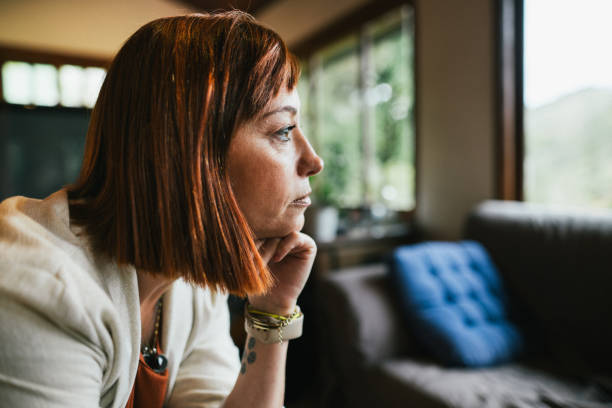 istock Sad woman, having emotional distress 2175716172