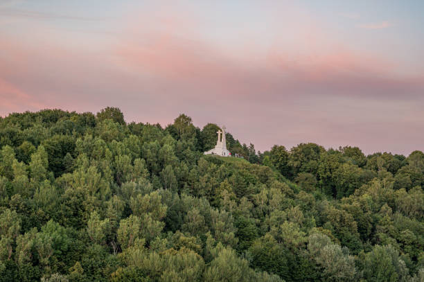 Three Crosses at sunset taken from Gedimino Castle
