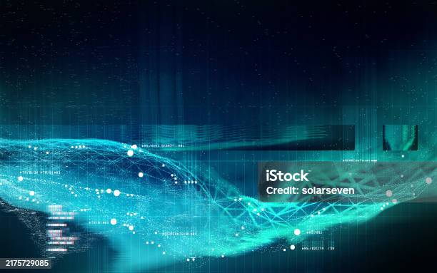 Business Data Technology Visualization Background Stock Photo ...