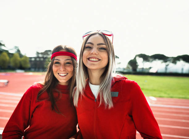 istock happiness friends supporters at the stadium 2175735896