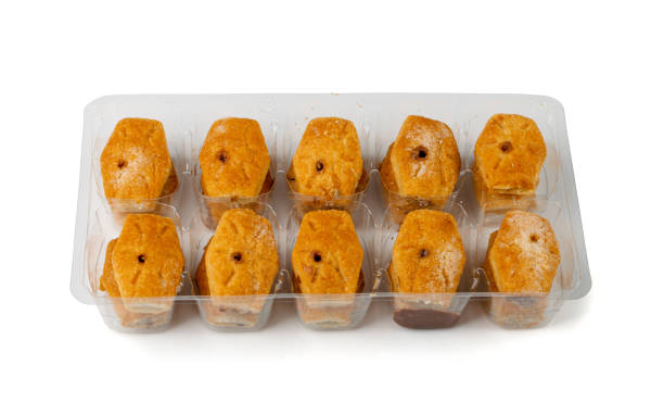 istock Small Italian Puff Pastry Isolated. Puff Pastries Biscuits, Mini Sweet Bakery 2175738741
