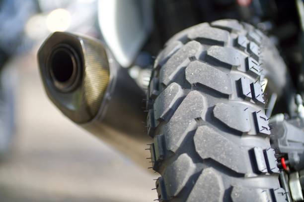 istock Off-road motorcycle rear wheel profile 2175739792